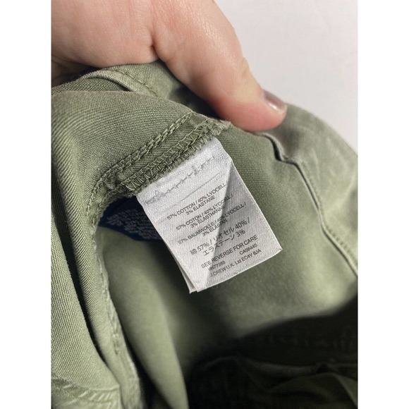 J Crew Patch Pocket Slim Boyfriend Chino Pants Green Womens Size 31 *Read* H6799 - Picture 10 of 10